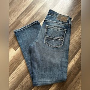 Lot of 9 Western Brand Jeans(Cinch, Ariat, Wrangler)